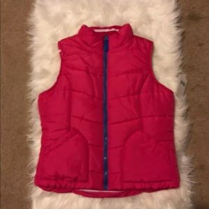 Cozy pink vest